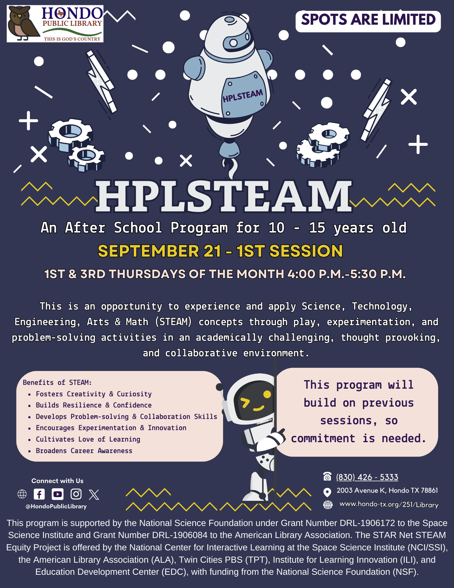HPLSTEAM Flyer