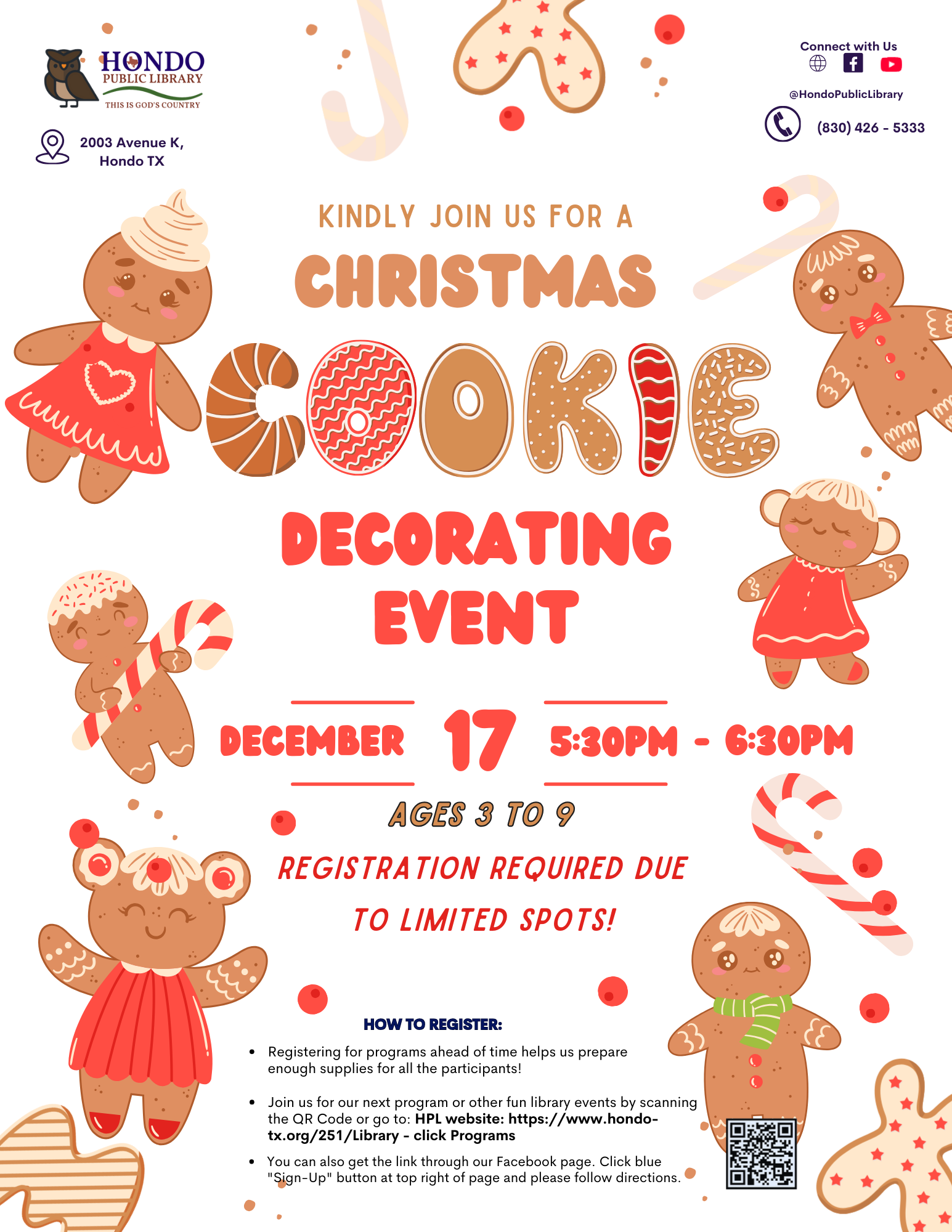 Christmas Cookie Event Flyer
